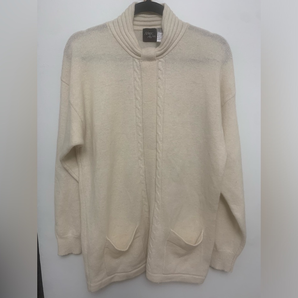 Marc Allan womens lambswool longsleeve sweater